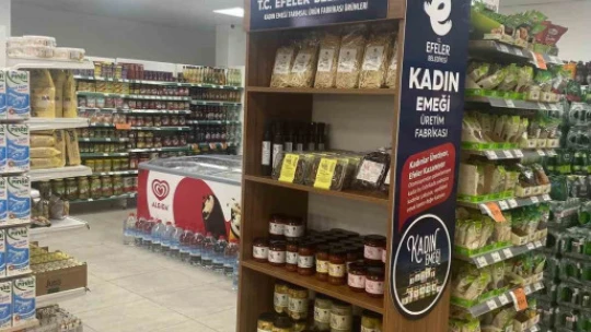 Kadın emeğiyle üretilen doğal ürünler marketlerde yerini aldı