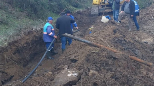 Karaçakal'da su tasarrufu sağlandı