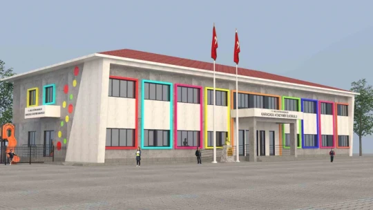 Karacasu Ataeymir İlkokulu için ilk kepçe vuruldu