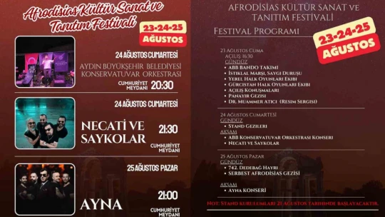Karacasu'da festival coşkusu başlıyor