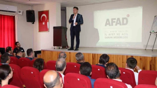 Karacasu'da İlçe Afet Müdahale Planı Eğitimi Toplantısı gerçekleştirildi