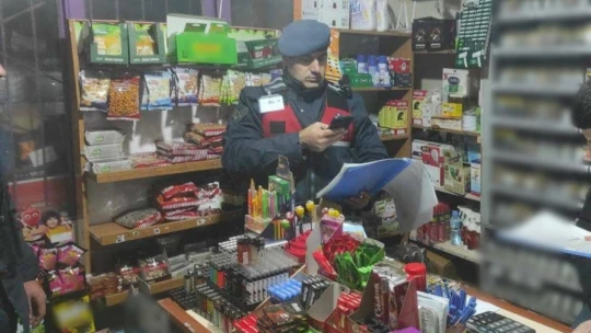 Karacasu'da sahte alkol denetimi gerçekleştirildi