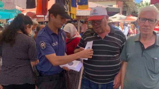 Karacasu'da sahte para bilgilendirmesi