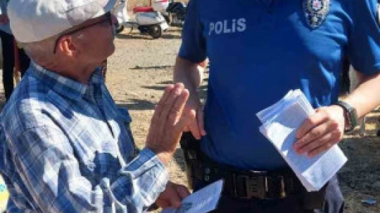 Karacasu'da sahte para bilgilendirmesi