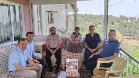 Karacasu'da şehit aileleri ve gaziler unutulmadı