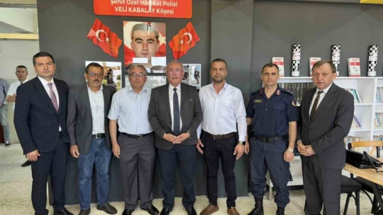 Karacasu'da Şehit Veli Kabalay Kütüphanesi açıldı
