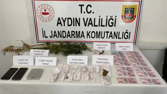 Karacasu'da uyuşturucu operasyonu