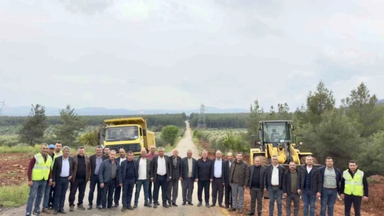 Karacasu'daki yol sorunu çözüme kavuşuyor