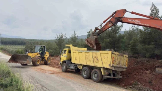 Karacasu'daki yol sorunu çözüme kavuşuyor