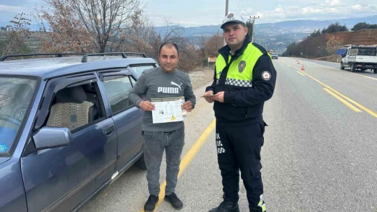 Karacasu emniyeti, sürücülere trafik güvenliği konusunda uyarılarda bulundu
