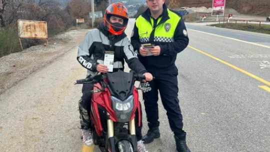 Karacasu emniyeti, sürücülere trafik güvenliği konusunda uyarılarda bulundu