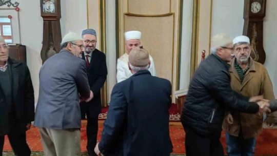 Karacasu İlçe Müftüsü Erdoğan, İl Müftüsü Güneş'i ağırladı