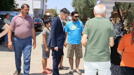 Karacasu Kaymakamı Gündoğdu, aşure hayrına katıldı