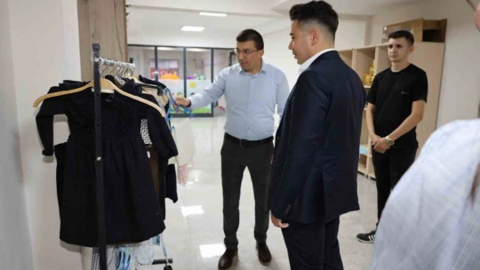 Karacasu Kaymakamı Gündoğdu SODAM'daki çalışmaları yerinde inceledi