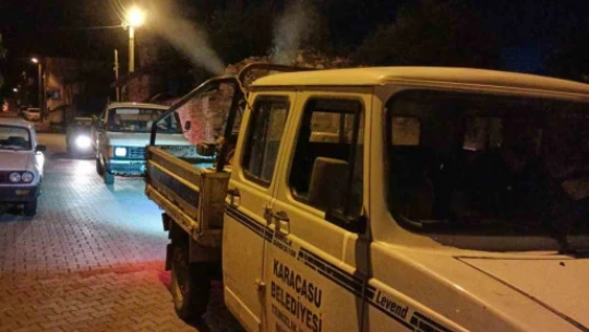 Karacasu'nun 'sinek timi' işbaşında