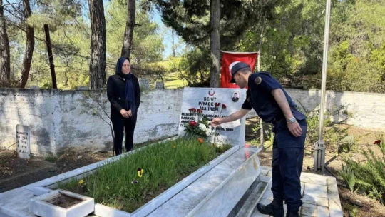 Karacasu şehidini unutmadı