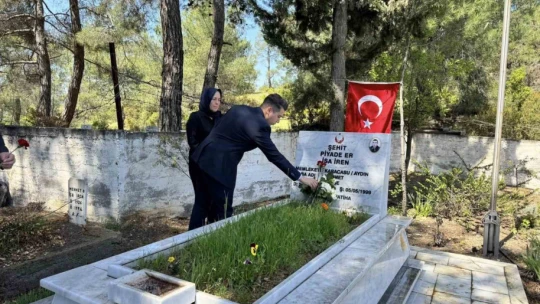 Karacasu şehidini unutmadı