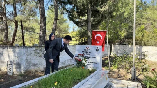 Karacasu şehidini unutmadı