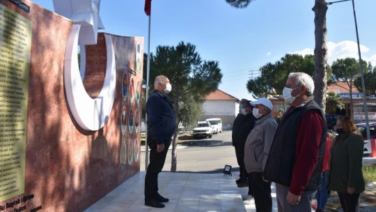 Karacasu'da CHP ve İYİ Parti şehitleri andı, terörü lanetledi