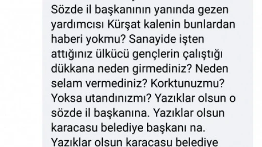 Karacasu'da MHP kurucusu, belediyeye ve parti yönetimine ateş püskürdü