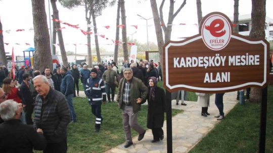 Kardeşköy Mesire Alanı vatandaşların hizmetine açıldı
