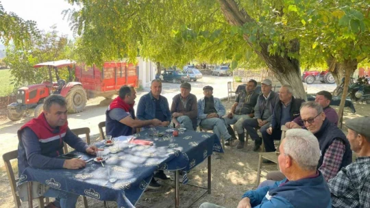 Karpuzlu'da çiftçiler bilgilendirildi