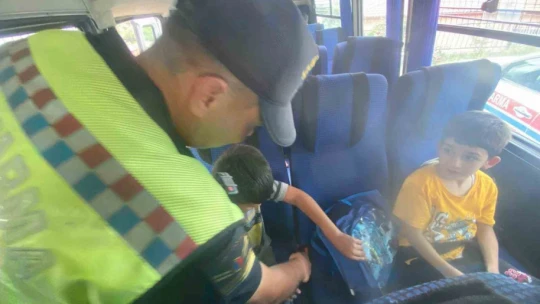 Karpuzlu'da okul servisleri denetlendi