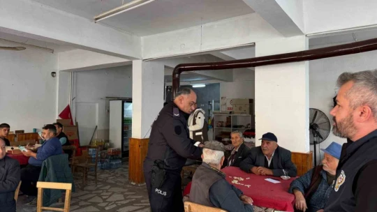 Karpuzlu'da polis ekipleri dolandırıcılığa karşı vatandaşları uyardı