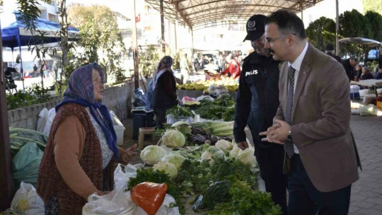 Kaymakam Ali Ekber Ateş, Atça esnafıyla buluştu