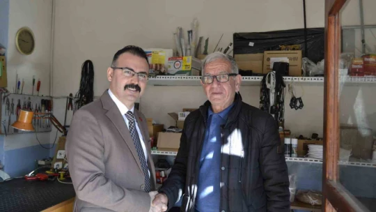 Kaymakam Ali Ekber Ateş, Atça esnafıyla buluştu