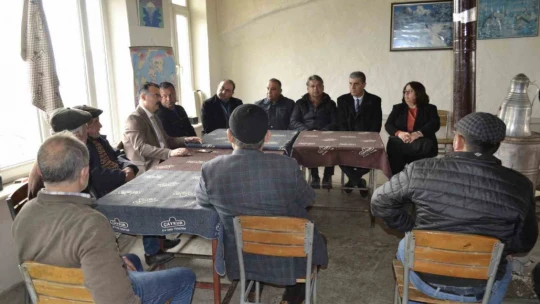 Kaymakam Ateş, Eskihisar Mahallesi sakinleri ile bir araya geldi
