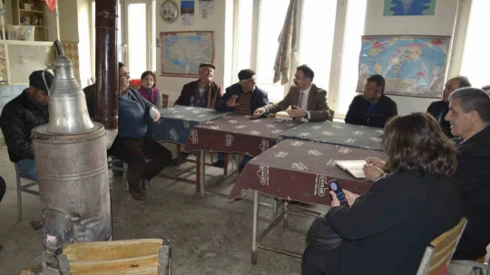Kaymakam Ateş, Eskihisar Mahallesi sakinleri ile bir araya geldi