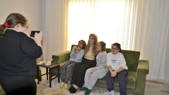 Kaymakam Ateş, Kız Umut Evi'nde özel çocuklarla bir araya geldi
