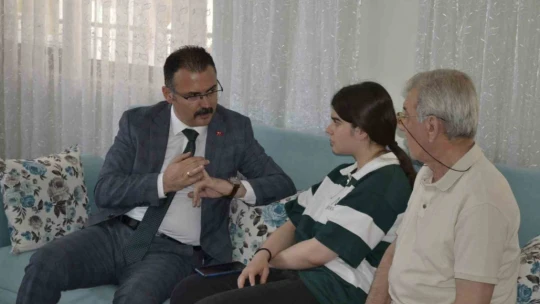 Kaymakam Ateş, öğrencilerin misafiri oldu