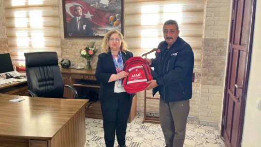Kaymakam Doğru AFAD Aydın İl Müdürü Mumcu'yu ağırladı