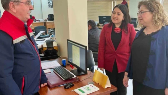 Kaymakam Doğru, ilçedeki tarım sektörü hakkında bilgi aldı