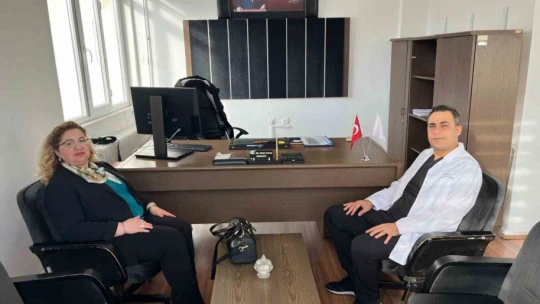 Kaymakam Doğru, sağlık çalışanları ile bir araya geldi