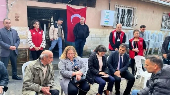 Kaymakam Doğru şehit ailesini yalnız bırakmadı