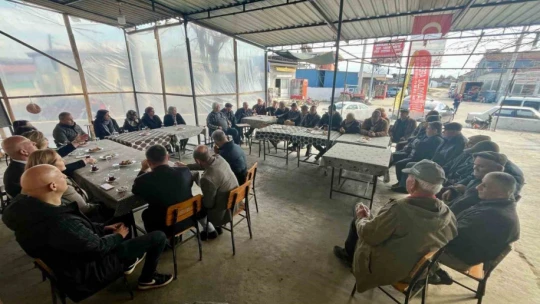 Kaymakam Doğru, vatandaşlarla bir araya geldi