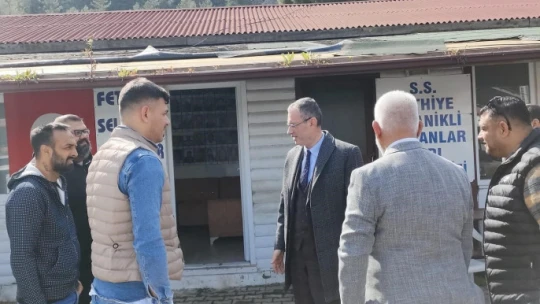Kaymakam Ertaş, dernek yetkilileri ile bir araya geldi