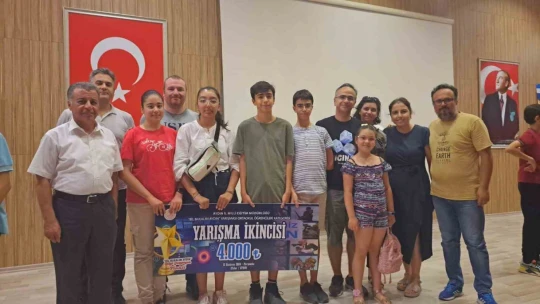 Kaymakam Gökçe dereceye giren öğrencileri ağırladı