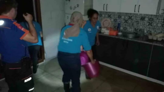 Kaymakam Gökçe, yangın ve taşkın bölgelerinde incelemelerde bulundu