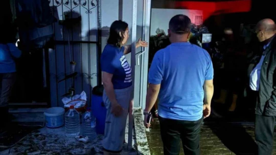 Kaymakam Gökçe, yangın ve taşkın bölgelerinde incelemelerde bulundu