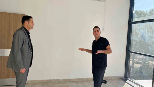 Kaymakam Gülenç, yeni sağlık tesislerinde incelemelerde bulundu