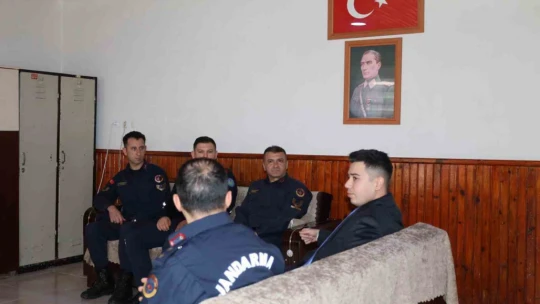 Kaymakam Gündoğdu jandarma personeli ile bir araya geldi