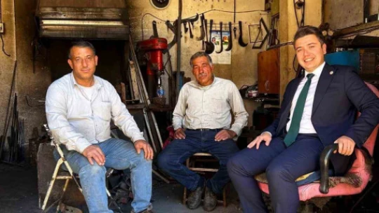 Kaymakam Gündoğdu sanayi esnafı ile görüştü