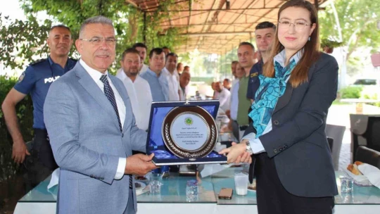 Kaymakam Polat için veda yemeği gerçekleştirildi