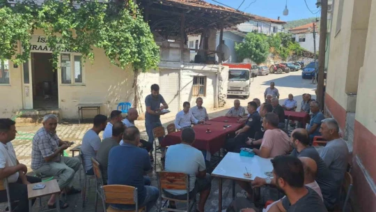 Kaymakam Polat, incir üreticileriyle bir araya geldi