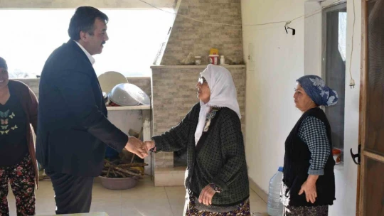Kaymakam Yakuta, ev ziyaretlerine devam ediyor