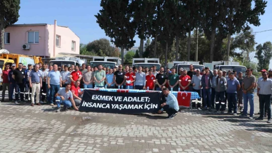 Kazada hayatını kaybeden belediye işçisi toprağa verildi